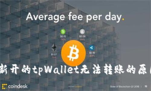 全方位解析：新开的tpWallet无法转账的原因及解决方案