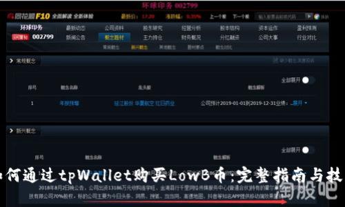 如何通过tpWallet购买LowB币：完整指南与技巧