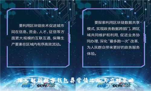 深入解析数字钱包异常情况及其应对策略