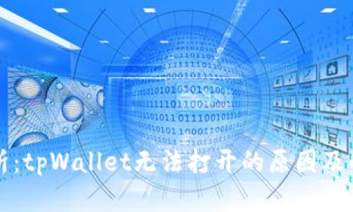 深入解析：tpWallet无法打开的原因及解决方案